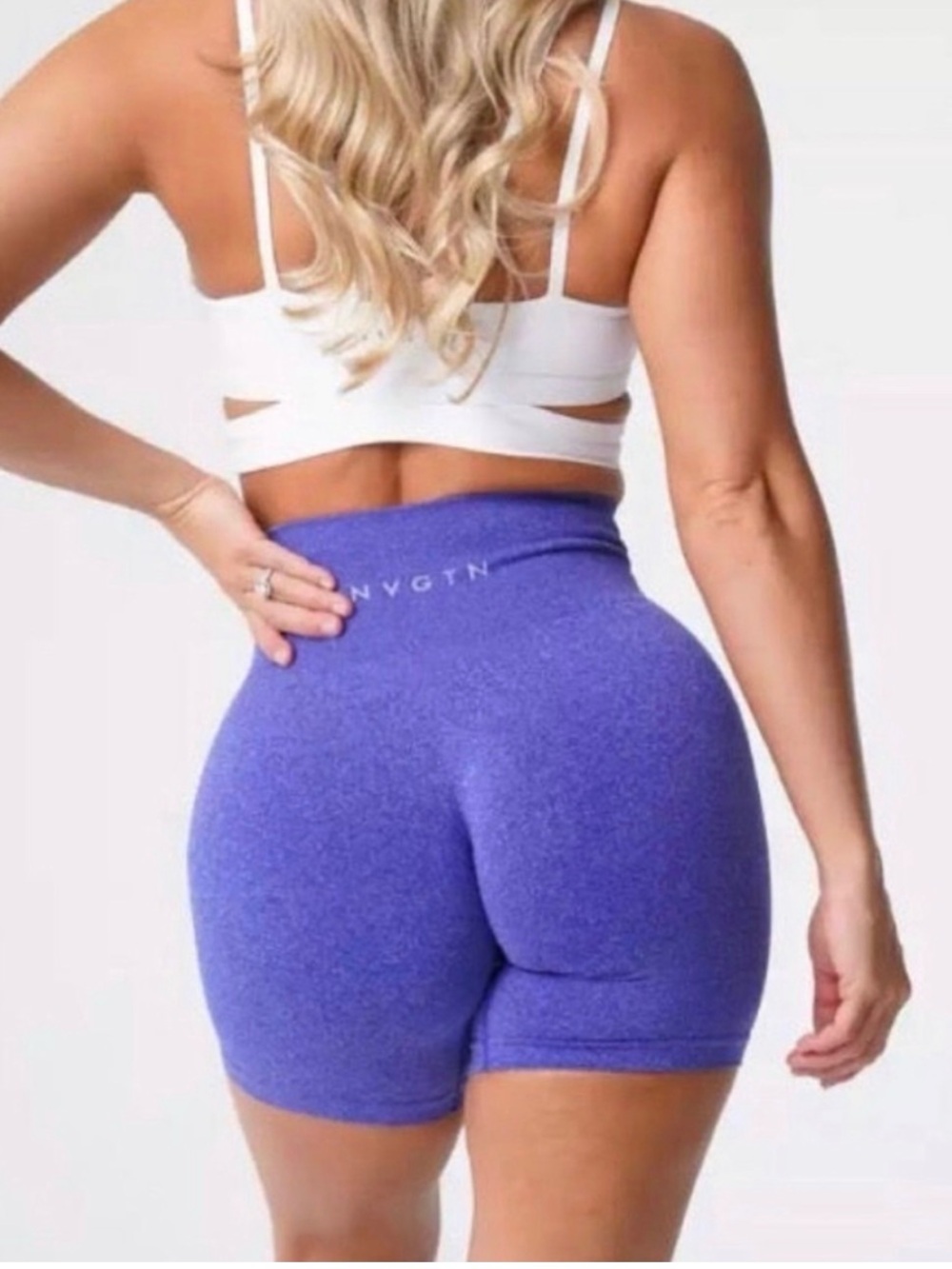 NVGTN Seamless Purple Shorts - Women’s Active